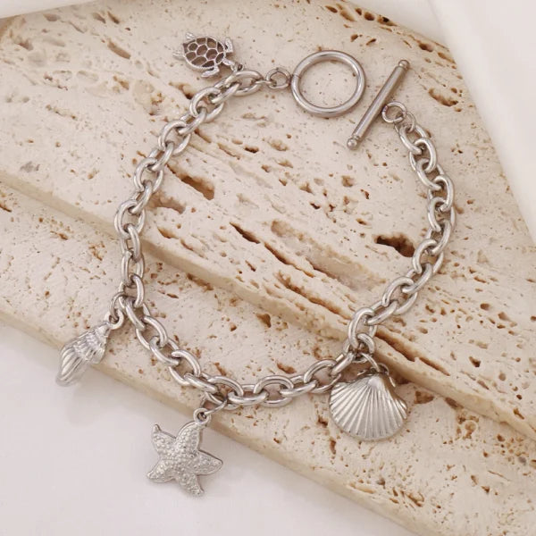 Bracelet Breloque Éclats de Mer