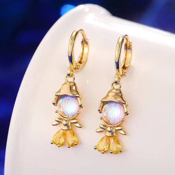 Collier Breloque Élégance Dorée avec Cristal