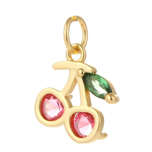 Breloque pour bijoux Cerise de Cristal