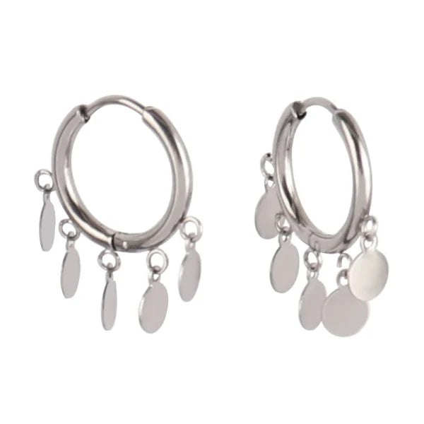 Boucles d’oreilles Breloques Argentées