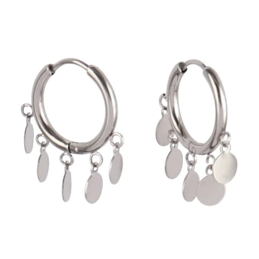 Boucles d’oreilles Breloques Argentées