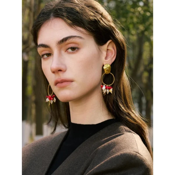 Boucles d’oreilles breloque Éclat Océanique