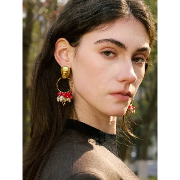 Boucles d’oreilles breloque Éclat Océanique