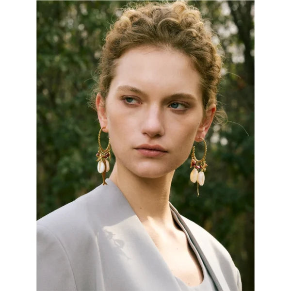 Boucles d’oreilles Breloques Océan Rêvé