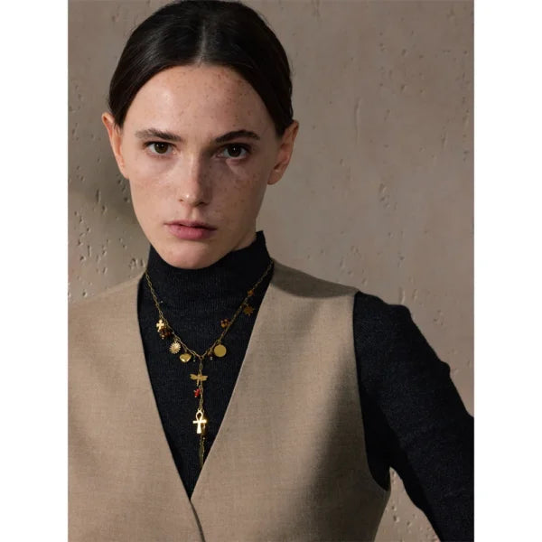 Collier à breloques avec Chaîne Pendante