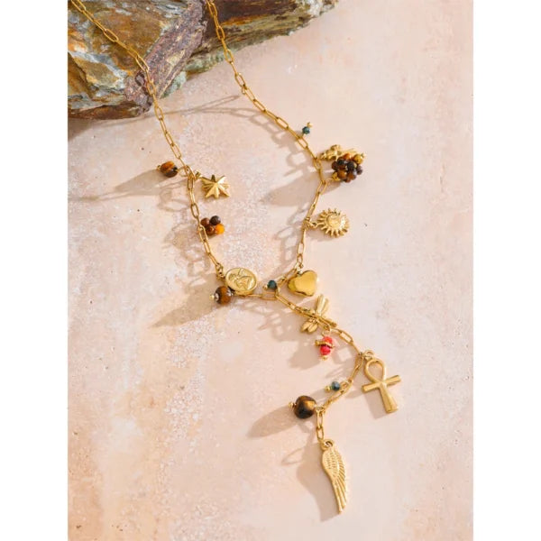Collier à breloques avec Chaîne Pendante