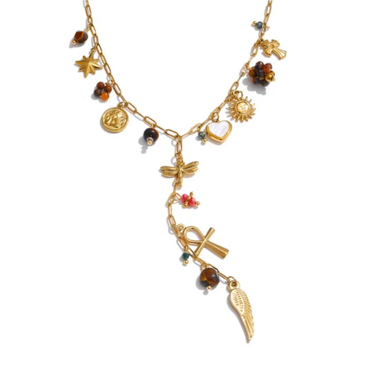 Collier à breloques avec Chaîne Pendante