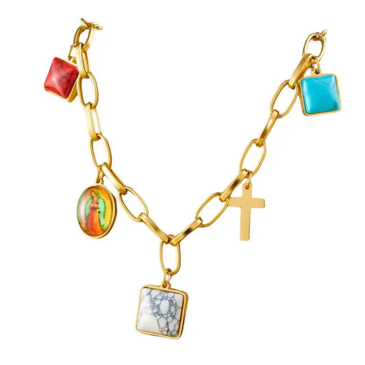 Collier Breloque Pierre Naturelle