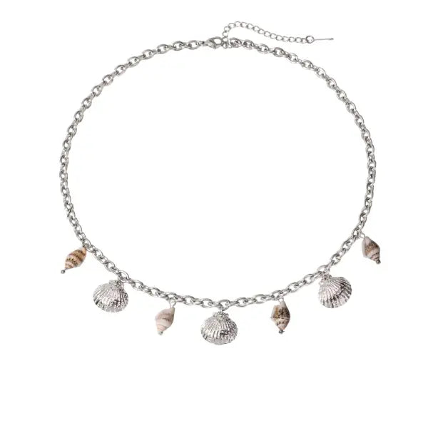 Collier Breloque Évasion Marine Argentée