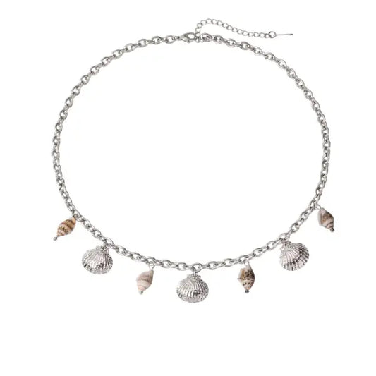 Collier Breloque Évasion Marine Argentée