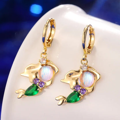 Collier à Breloques Cristal Doré Enchanté